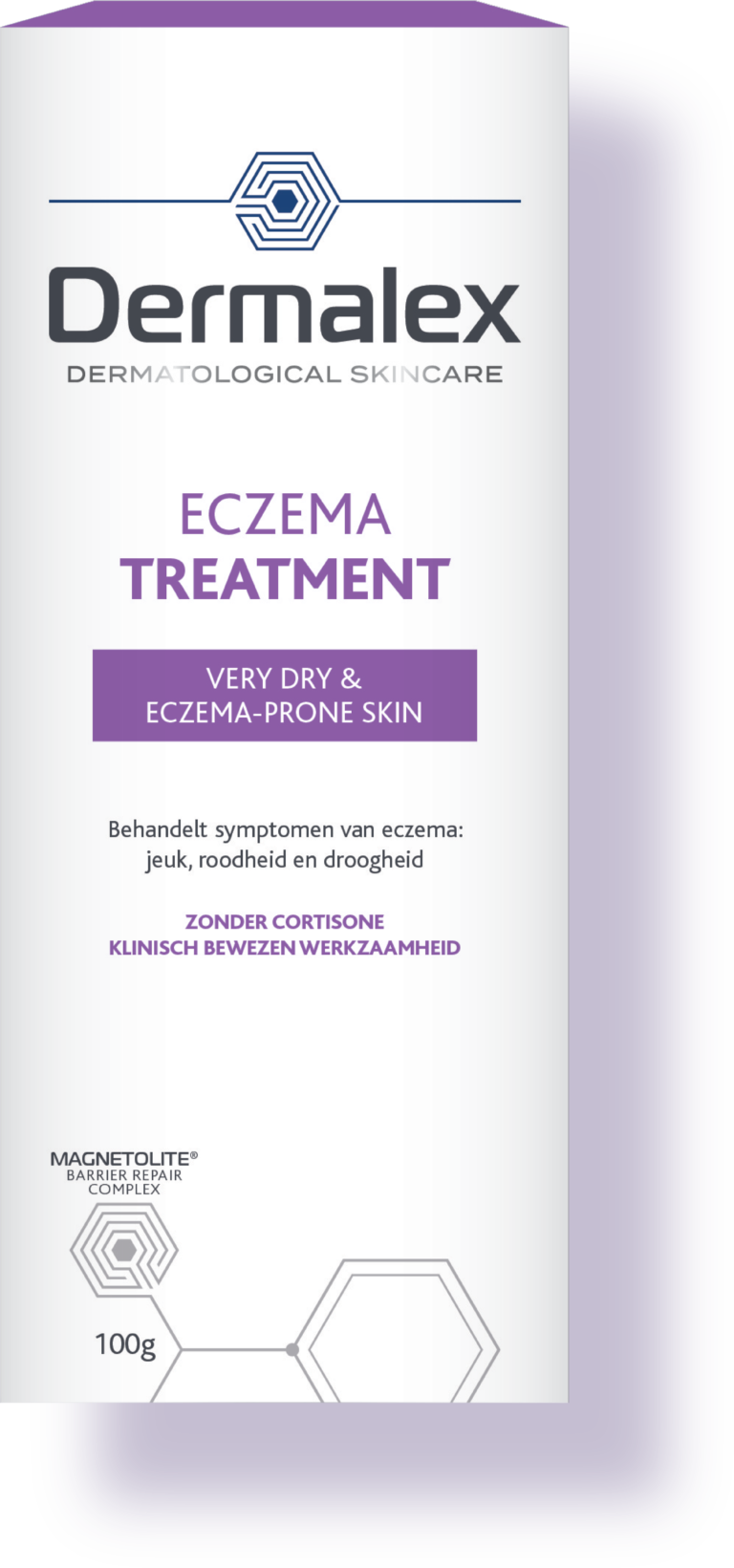 Eczema Treatment 100g QR code display NL Dermalex